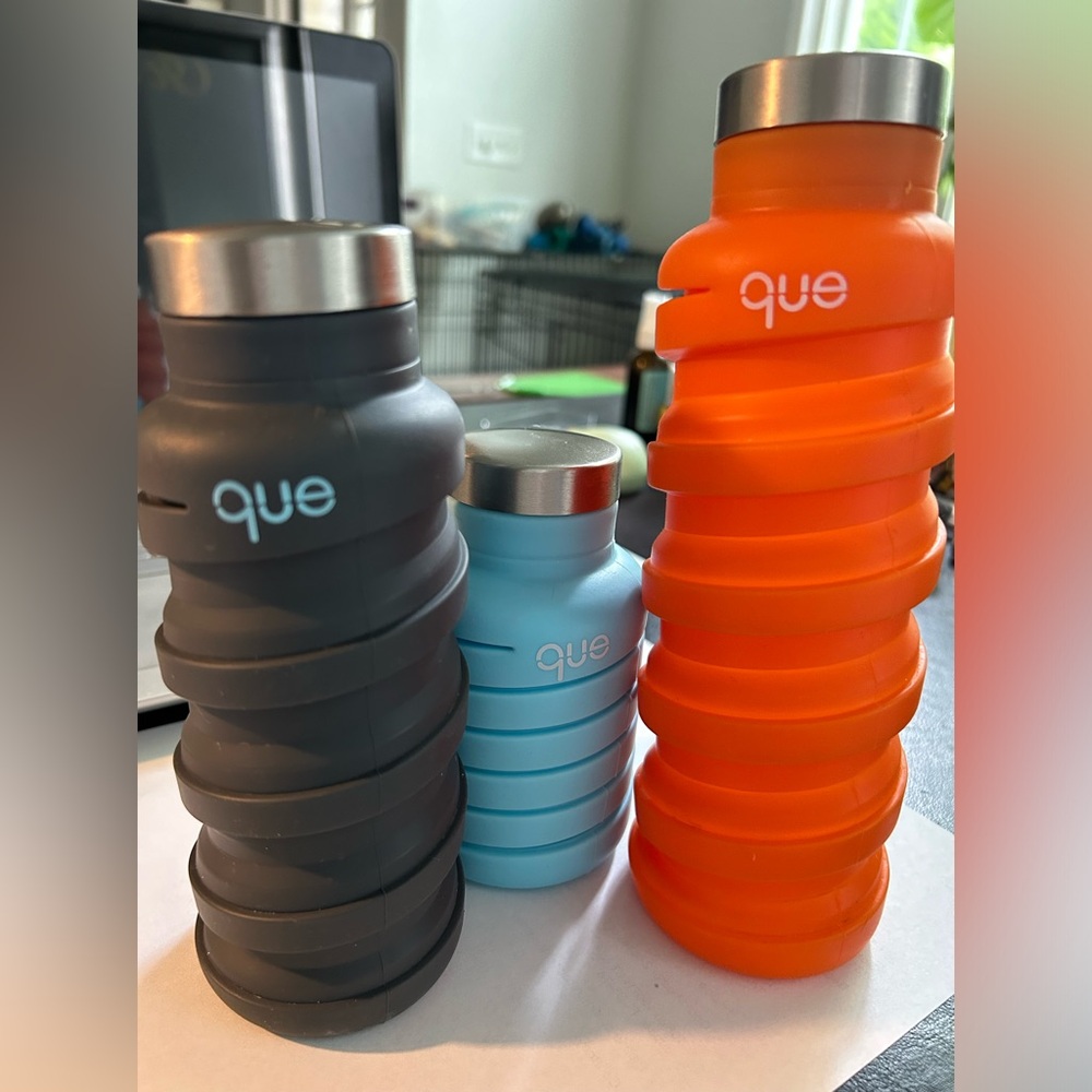 Que Collapsible bottles